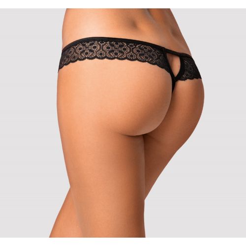 Сексуальные стринги с доступом Shibu Crotchless Thong S/M