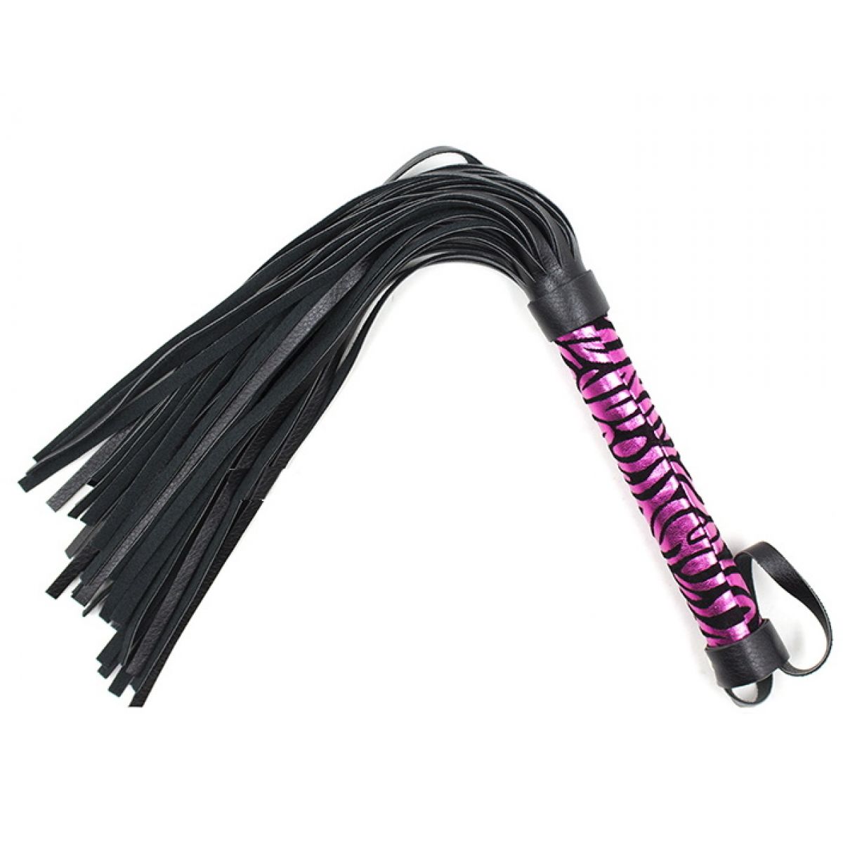 Мягкая пурпурно-черная плеть Zebra