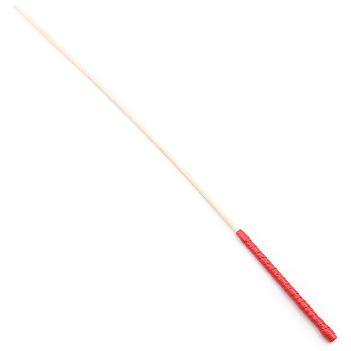 Стек из ротанга с красной рукоятью 60 см