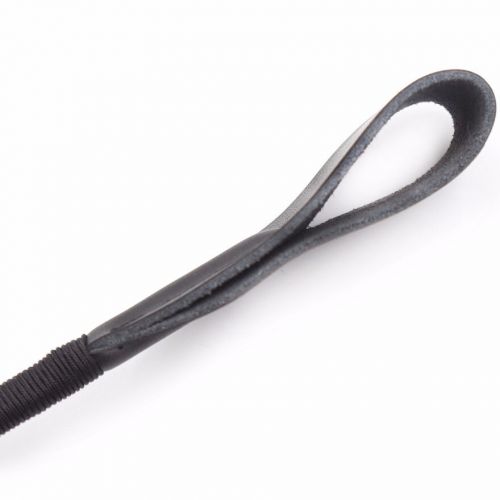 Черный стек из натуральной кожи 60 см