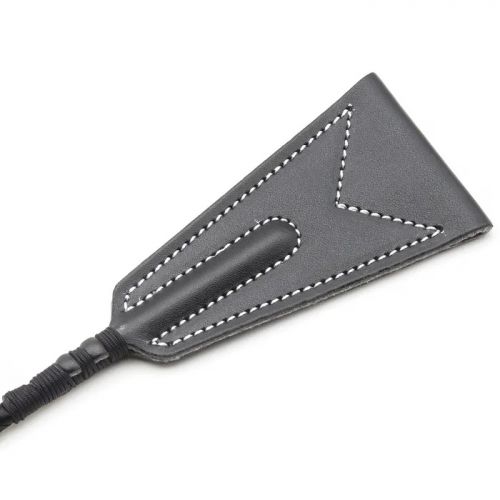 Чёрный стек с витой ручкой 46 см