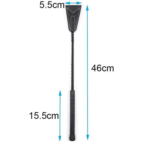 Чёрный стек с витой ручкой 46 см