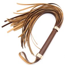 Коричневая плеть с петлей 62 см