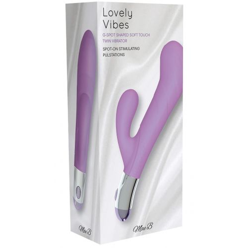 Вибратор с клиторальным стимулятором Mae B