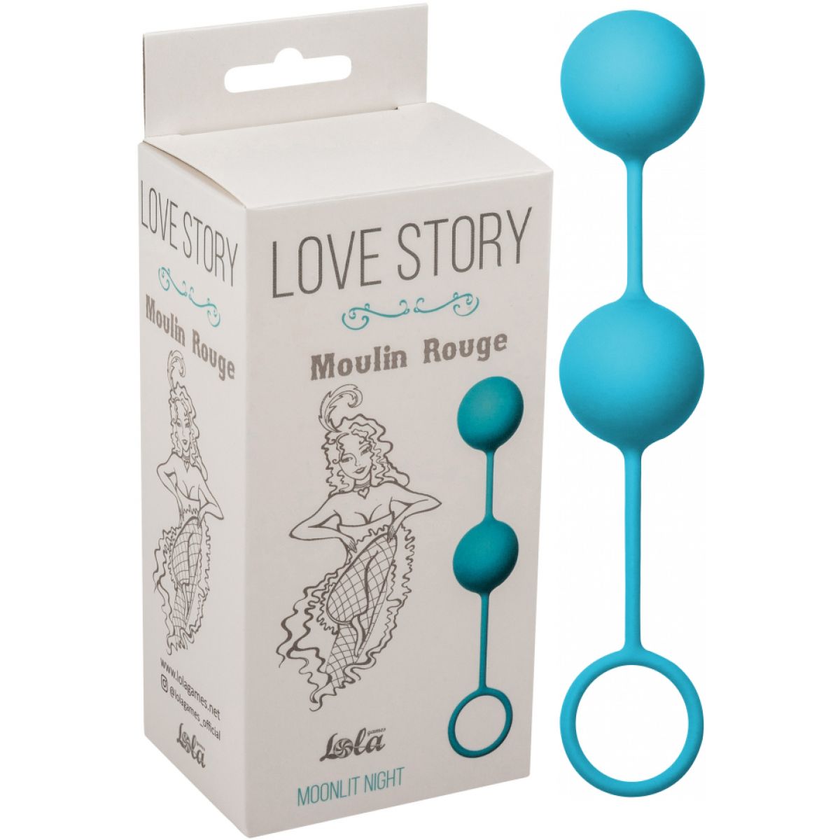Вагинальные шарики Love Story Moulin Rouge Blue