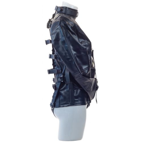 Женский смирительный жакет из искусственной кожи