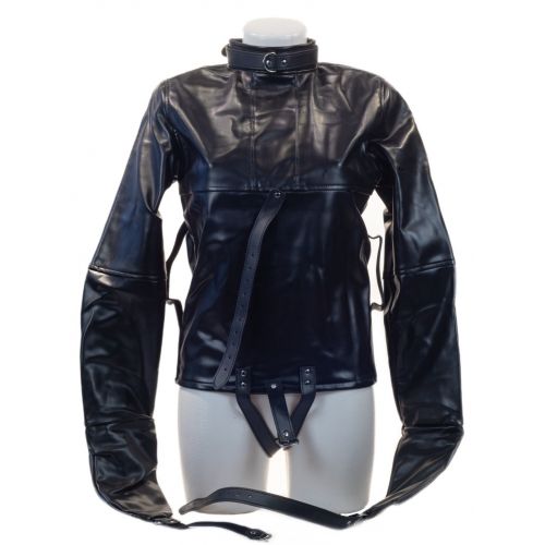 Женский смирительный жакет из искусственной кожи