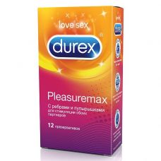 Презервативы Durex №12 Pleasuremax с..