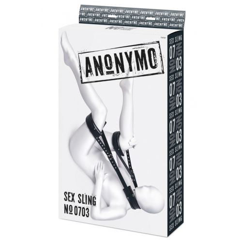 Фиксирующий бондаж на шею и ноги Anonymo