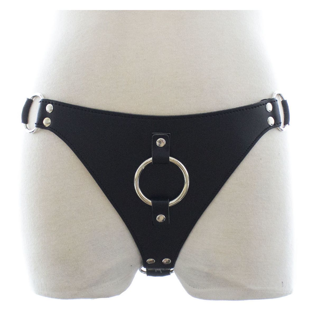 Универсальные трусики-стринги с кольцом