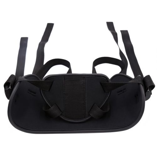 Черные текстильные трусики для страпона