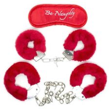 Бондажный набор 3 предмета красного цвета