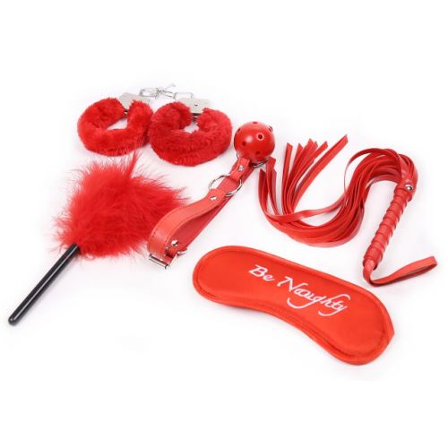 Красный БДСМ набор из 5 предметов