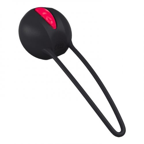 Шарик вагинальный Smartballs Uno черно-малиновый