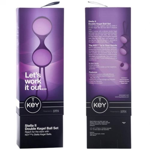 Вагинальные шарики Stella II фиолетовые