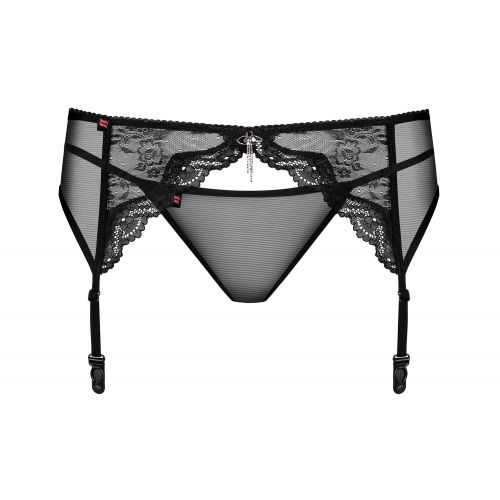 Элегантный пояс для чулок Charms и трусики-стринги S/M