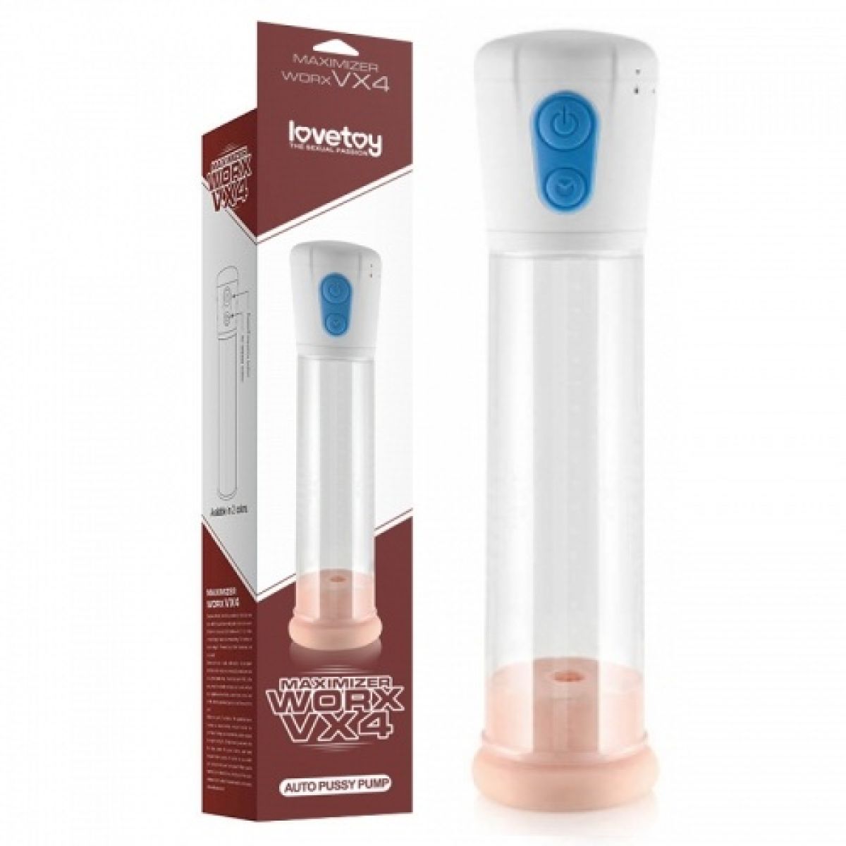 Вакуумная помпа автоматическая Maximizer Worx VX4-Auto белая