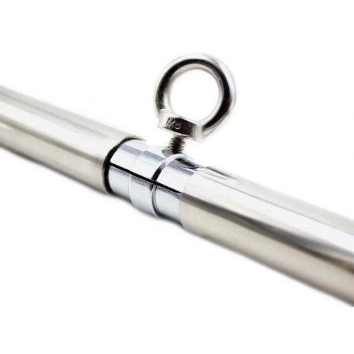 Металлическая БДСМ распорка с карабинами для крепления