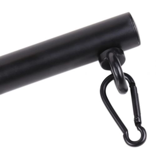 Черная БДСМ распорка с карабинами