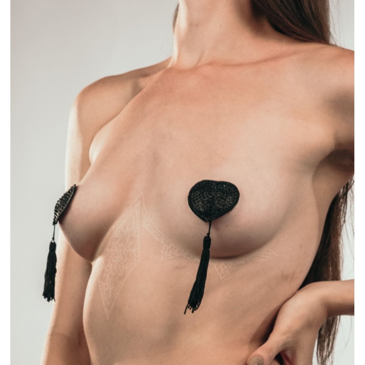 Пэстисы с кисточками Burlesque Evans черные