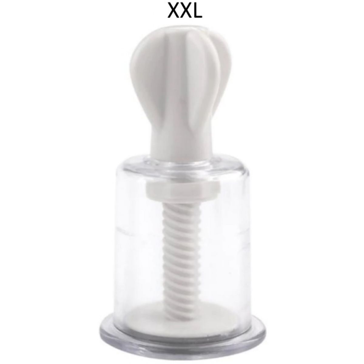 Вакуумная помпа для сосков и клитора с винтиком XXL