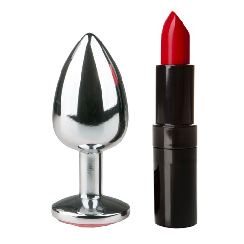 Мини-плаг из стали с кристаллом Rose RO-SS02