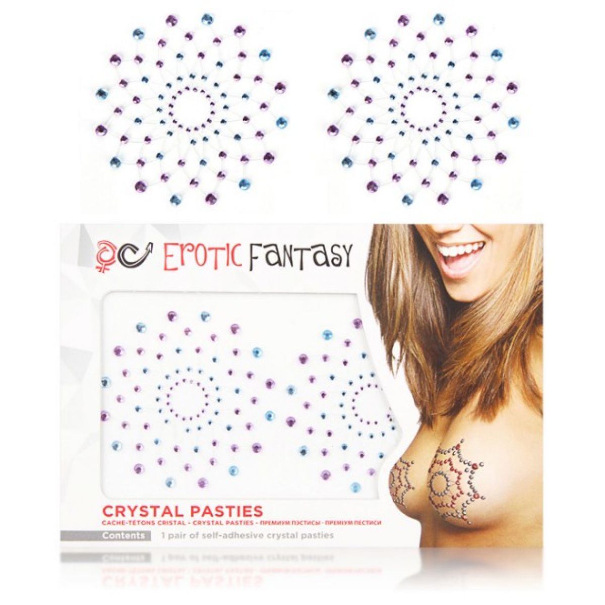 Пэстисы из разноцветных кристаллов Rains Drops