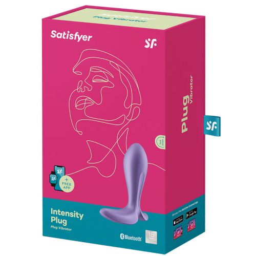 Анальная смарт-втулка с вибрацией и стимулятором промежности Satisfyer Intensity Plug