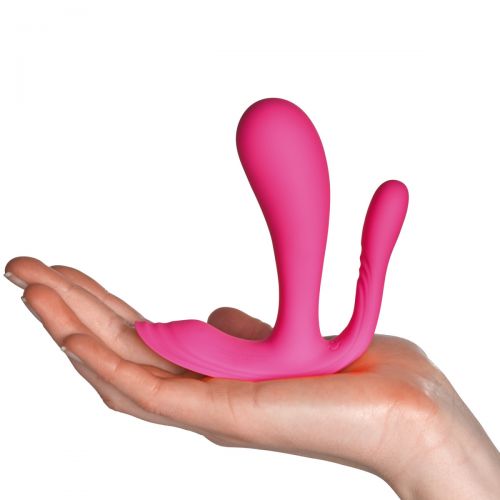 Анально-вагинальный смарт-стимулятор для ношения Satisfyer Top Secret Plus розовый