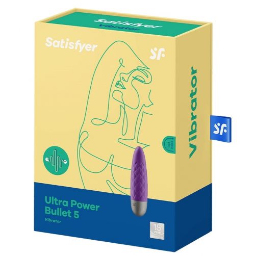 Мини вибратор Satisfyer Ultra Power Bullet 5 фиолетовый