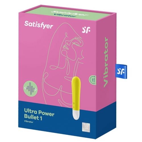 Мини вибратор Satisfyer Ultra Power Bullet 1 желтый