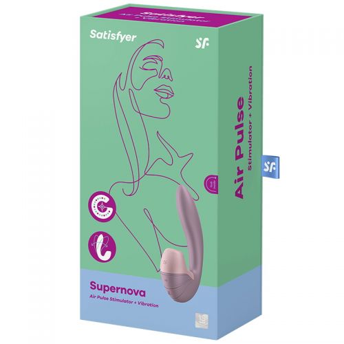Вибратор с вакуумно-волновым стимулятором клитора Satisfyer Supernova Old Rose