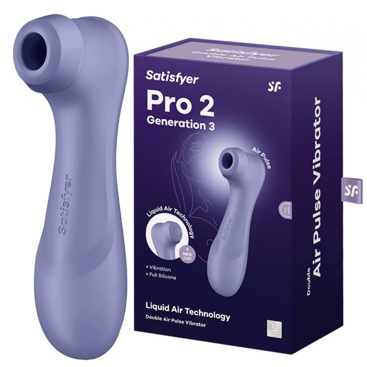 Вакуумно-волновой бесконтактный стимулятор Satisfyer Pro 2 Generation 3 Violet