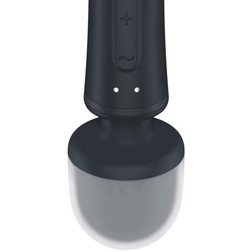 Двусторонний вибратор с клиторальным стимулятором Wand + Rabbit Satisfyer Triple Lover