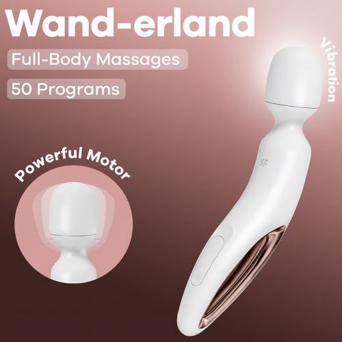 Вибромассажер для тела Satisfyer Wand-erland White