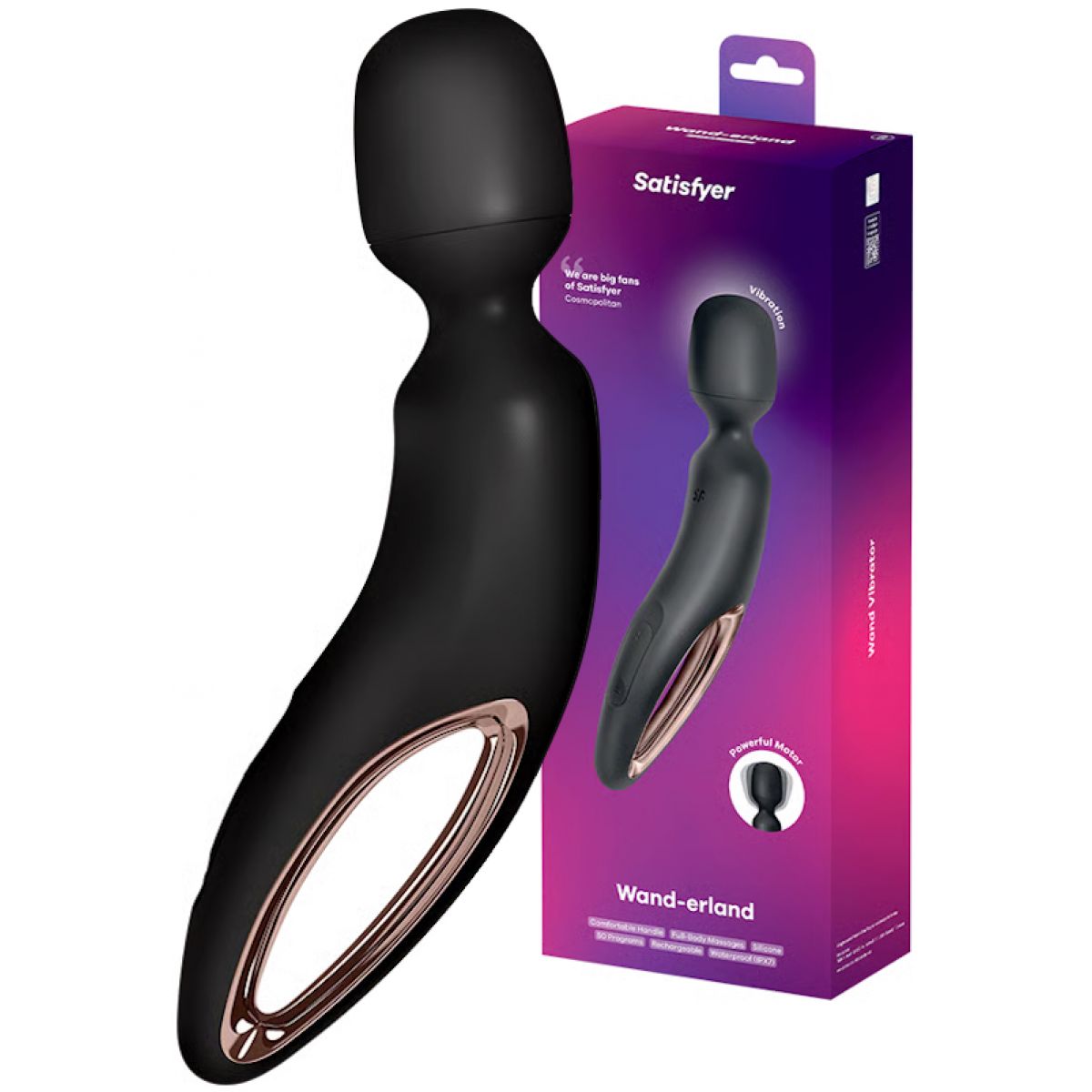 Вибромассажер для тела Satisfyer Wand-erland Black