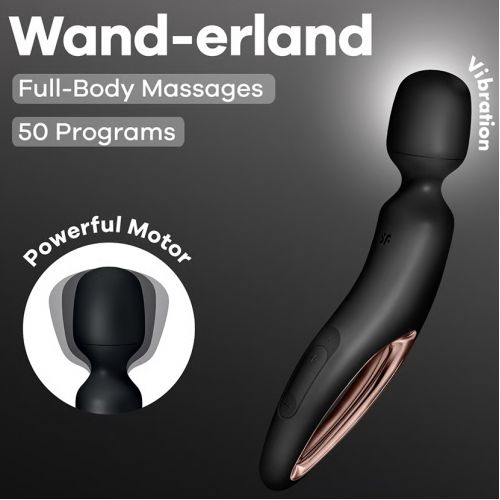 Вибромассажер для тела Satisfyer Wand-erland Black