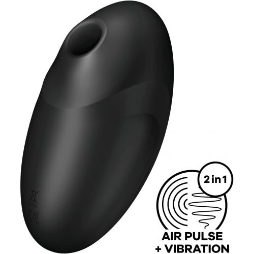 Вакуумно-волновой стимулятор клитора с вибрацией Satisfyer Vulva Lover 3 черный ДЕФОРМИРОВАННАЯ УПАКОВКА