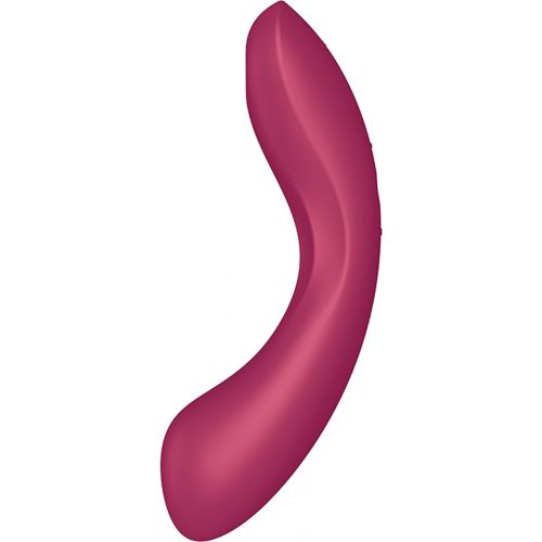 Вакуумный стимулятор клитора с вибрирующей ручкой Satisfyer Curvy Trinity 1 розовый