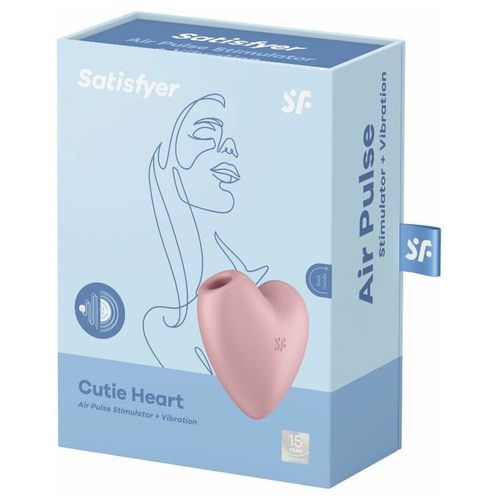 Вакуумно-волновой стимулятор с вибрацией Satisfyer Cutie Heart