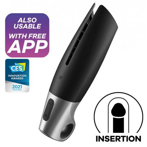 Смарт-мастурбатор с вибрацией Satisfyer Power Masturbator ДЕФОРМИРОВАННАЯ УПАКОВКА