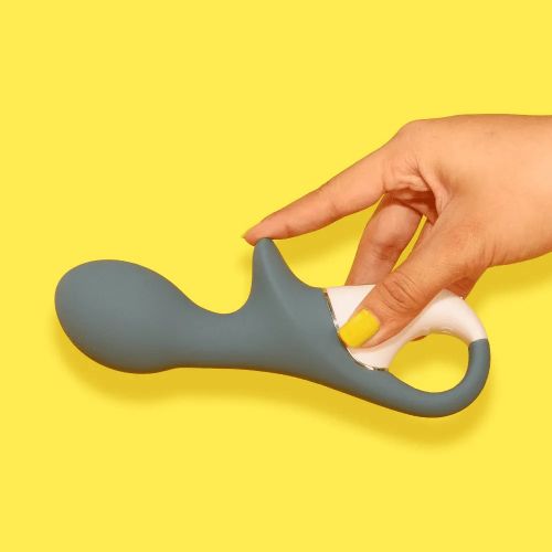 Расширяющийся вибратор Satisfyer Air Pump Booty 2