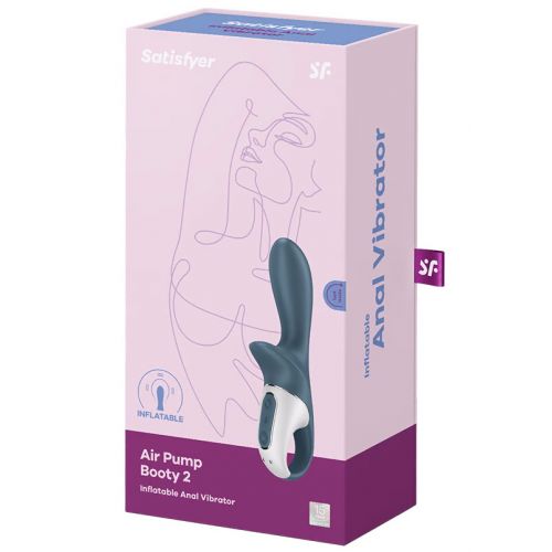 Расширяющийся вибратор Satisfyer Air Pump Booty 2