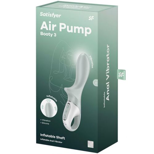 Расширяющийся анальный вибратор Satisfyer Air Pump Booty 3