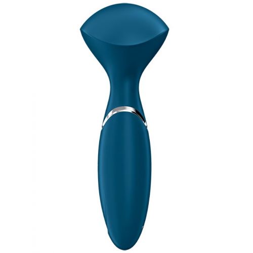 Перезаряжаемый мини-массажер с вибрацией Satisfyer Mini Wand-er Blue