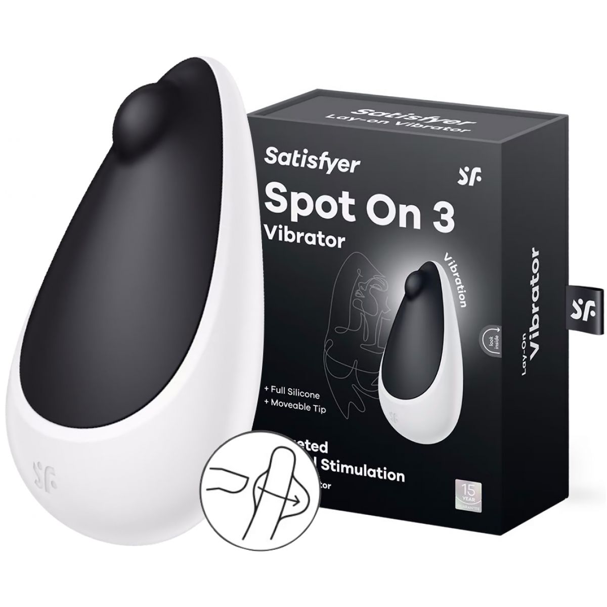 Клиторальный вибростимулятор Satisfyer Spot On 3 черный