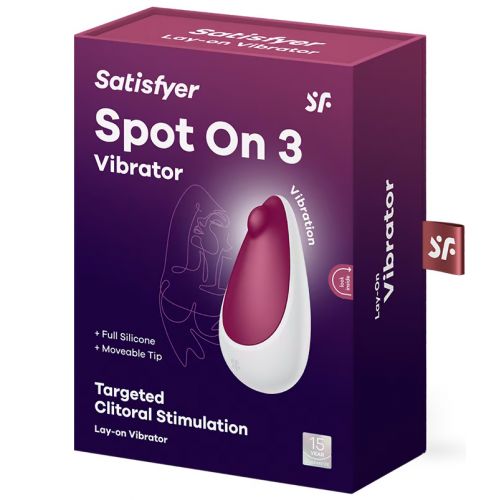 Клиторальный вибростимулятор Satisfyer Spot On 3 красный
