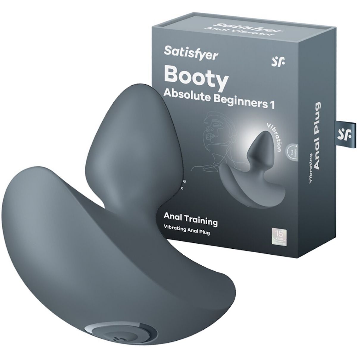 Анальная втулка со стимуляцией промежности Satisfyer Booty Absolute Beginners 1