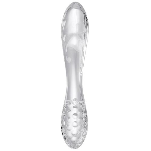 Двусторонний фаллос из стекла Satisfyer Dazzling Crystal 1 прозрачный 18 см