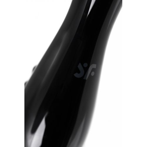 Двусторонний фаллос из стекла Satisfyer Dazzling Crystal 1 черный 18 см